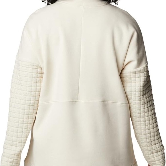NWT Columbia Cream Sunday Summit Oversize Funnel Tunic Pullover - Picture 2 of 6